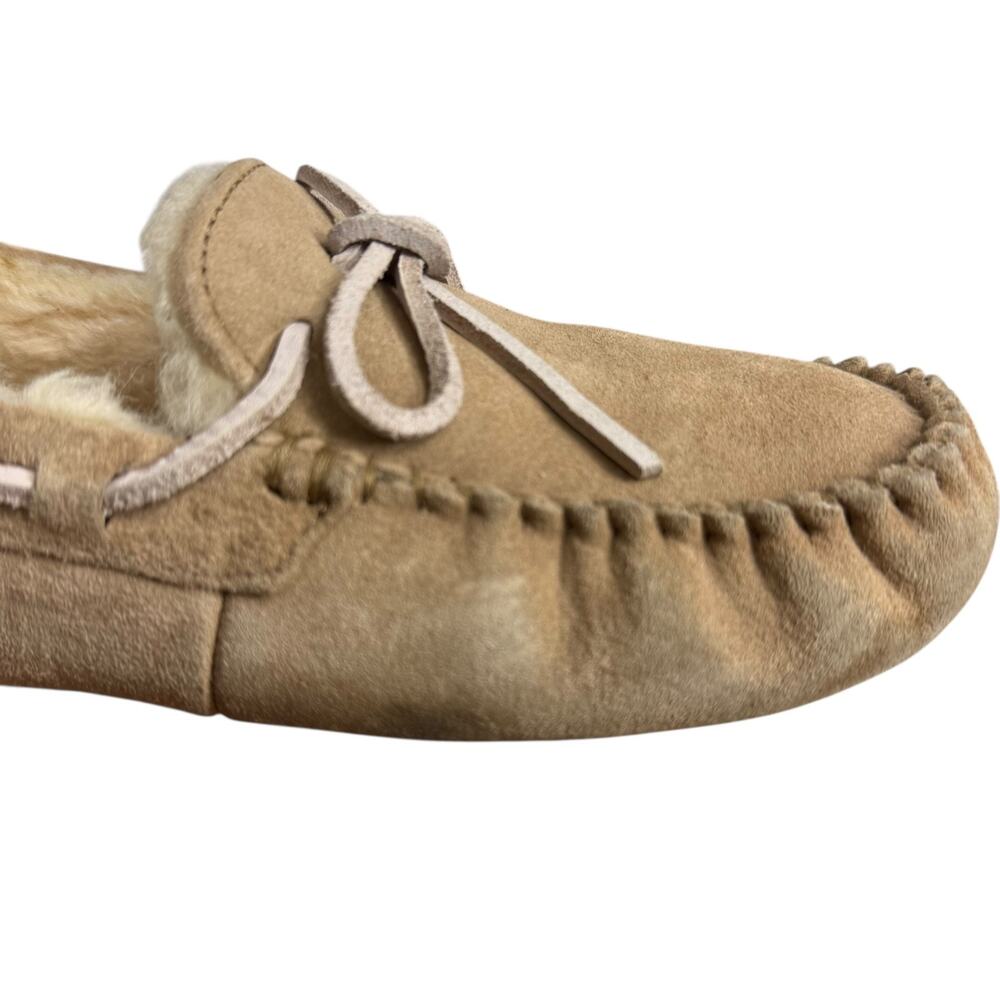 Ugg Dakota 5612 Suede Shearling Lined Leather Loafers Slippers Casual Shoes sz 8 - Picture 2 of 16